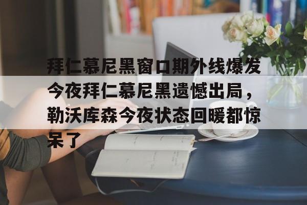 爱游戏精品手游合集拜仁慕尼黑窗口期外线爆发今夜拜仁慕尼黑遗憾出局，勒沃库森今夜状态回暖都惊呆了的简单介绍